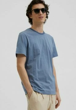 Offres 🧨 Selected Homme SLHNORMAN - T-shirt Imprimé - Bering Sea 🧨 -Selected Homme Soldes Boutique 264d28ad21b44d90a39c85722acfc850