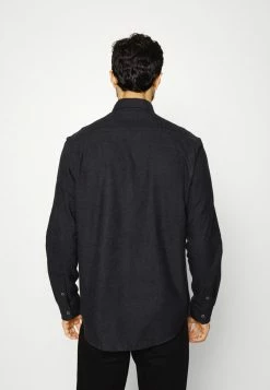 De gros 😉 Selected Homme SLHRELAX SNAP - Chemise - Medium Grey Melange 🧨 -Selected Homme Soldes Boutique 2765966a6dea42fd81060352664940b2