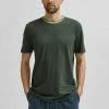 Grosses soldes ✔️ Selected Homme T-shirt Basique - Deep Forest 🛒
