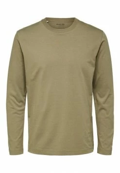 Bon marché 💯 Selected Homme T-shirt à Manches Longues - Aloe ⌛