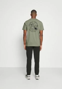 Tout neuf ⭐ Selected Homme SLHRELAXEDMILO ONECK TEE - T-shirt Imprimé - Sea Spray/back 🧨 -Selected Homme Soldes Boutique 28073bcba86649b78fccbbd5307bd3c8