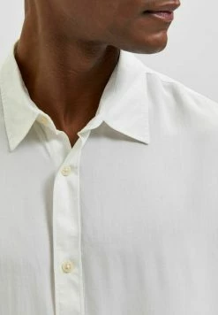 Meilleur prix ⌛ Selected Homme EINFARBIGES - Chemise - Egret 🌟 -Selected Homme Soldes Boutique 2822b5b97f0b4a7685fe05b0f610e716