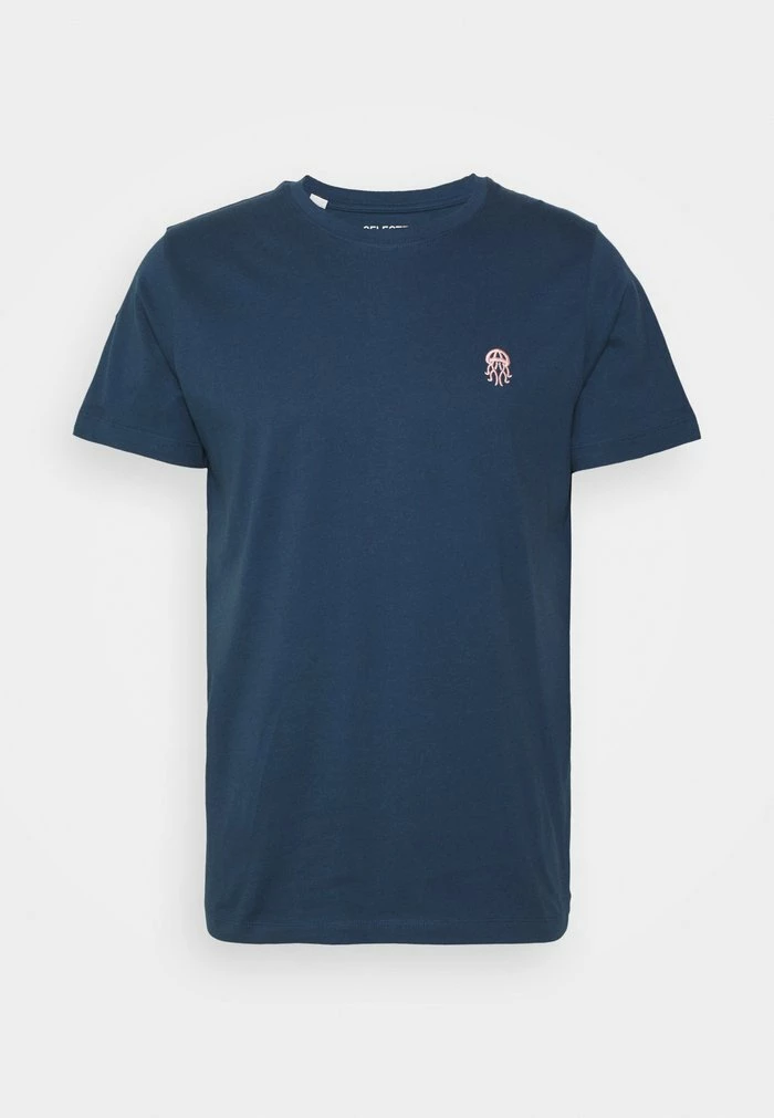 Offres 🥰 Selected Homme WILDER NECK TEE CAMP - T-shirt Basique - Insignia Blue 🎉 1 Offres 🥰 Selected Homme WILDER NECK TEE CAMP - T-shirt Basique - Insignia Blue 🎉