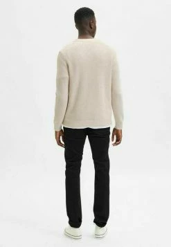 De gros 😉 Selected Homme STRUKTURIERT - Pullover - Egret 👏 -Selected Homme Soldes Boutique 28fa14ec03de4cf3aeada413ea706ade