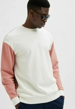 Bon marché 😉 Selected Homme ZWEIFARBIGE - Sweatshirt - Ash Rose 🎁 -Selected Homme Soldes Boutique 2900d00abcba44cda0ab67976feb2600