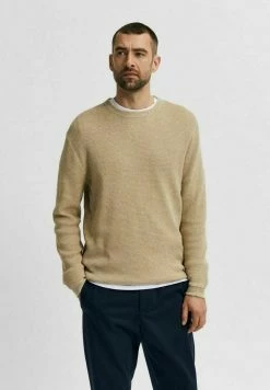 Meilleure affaire 😉 Selected Homme Pullover - Beige 👏