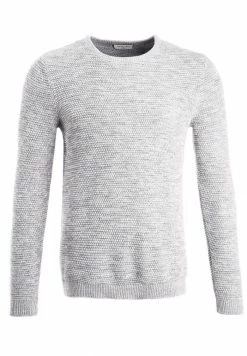 Acheter 🛒 Selected Homme SHXNEWVINCEBUBBLE CREW NECK - Pullover - Marshmallow/twisted Light Grey 💯 -Selected Homme Soldes Boutique 29fe13a697664b03a6529aed4055c60b