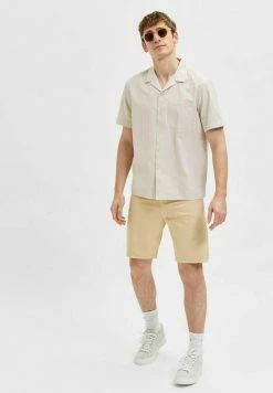 Budget 🤩 Selected Homme Short En Jean - Sand 🔥 -Selected Homme Soldes Boutique 2a67245f920e418ebf0b049957c4728e