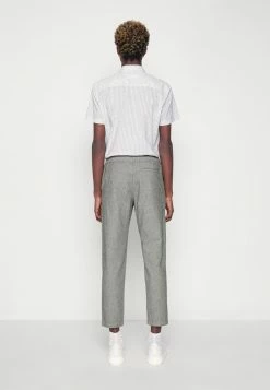 Tout neuf ❤️ Selected Homme SLIMTAPERED NEWTON - Pantalon Classique - Black/oatmeal 🎉 -Selected Homme Soldes Boutique 2be7143f05754e8185f86afe649b1dc4