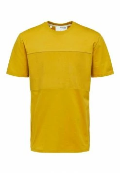 Top 10 👏 Selected Homme RUNDHALS - T-shirt Basique - Honey 🎉 -Selected Homme Soldes Boutique 2d052587170a44eeb88dd63bdaa49a28
