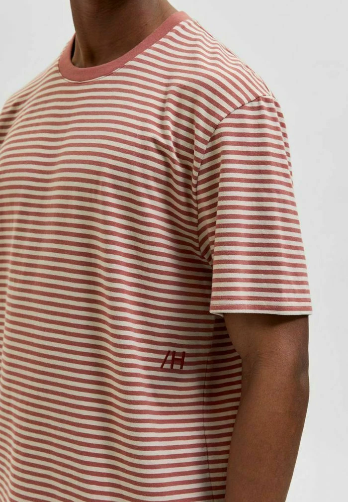 Meilleure vente 👏 Selected Homme T-shirt Imprimé - Light Brown 🌟 6 Meilleure vente 👏 Selected Homme T-shirt Imprimé - Light Brown 🌟 – Image 6