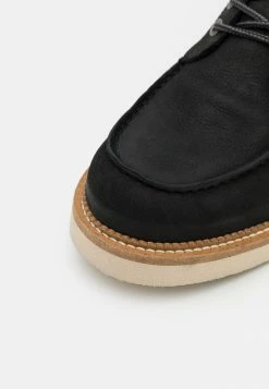 Top 10 🧨 Selected Homme SLHTEO NEW MOC-TOE BOOT - Bottines à Lacets - Black 😍 -Selected Homme Soldes Boutique 31f24c95f5064b91a45168a200d35bdd