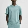 De gros 🛒 Selected Homme T-shirt Basique - Chinois Green 🧨