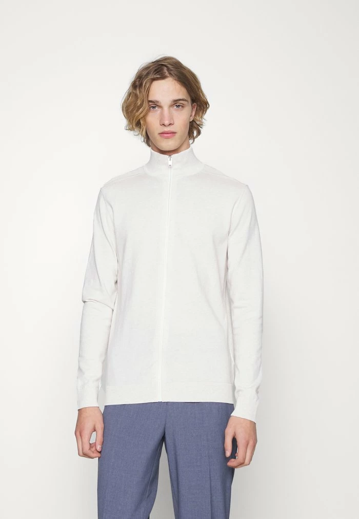 Coupon 🥰 Selected Homme SLHBERG FULL ZIP CARDIGAN - Gilet - Egret Melange ✔️ 1 Coupon 🥰 Selected Homme SLHBERG FULL ZIP CARDIGAN - Gilet - Egret Melange ✔️