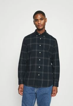 Remise 🛒 Selected Homme SLHSLIMFLANNEL - Chemise - Mood Indigo 👏