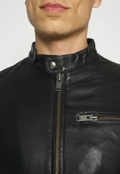 Budget 👍 Selected Homme SLHICONIC CLASSIC - Veste En Cuir - Black 😀 15 Budget 👍 Selected Homme SLHICONIC CLASSIC - Veste En Cuir - Black 😀 -Selected Homme Soldes Boutique 351e127db29945f3a00445b00a5adf57