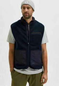 Acheter 🌟 Selected Homme Veste Sans Manches - Sky Captain 🎁