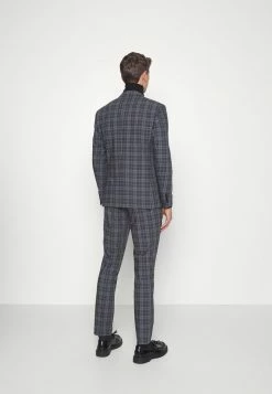 Acheter ✨ Selected Homme SLHMYLOLOGAN CHECK SUIT - Costume - Dark Grey Melange/light Blue 🎁 -Selected Homme Soldes Boutique 36d54b75f3d94781a04aac69d0c4c5f5