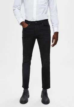 De gros ⭐ Selected Homme Jean Slim - Black Denim 🛒
