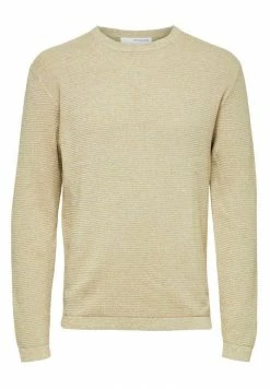 Meilleure affaire 😉 Selected Homme Pullover - Beige 👏 -Selected Homme Soldes Boutique 394b83212296473d8f7043d71205e8d2