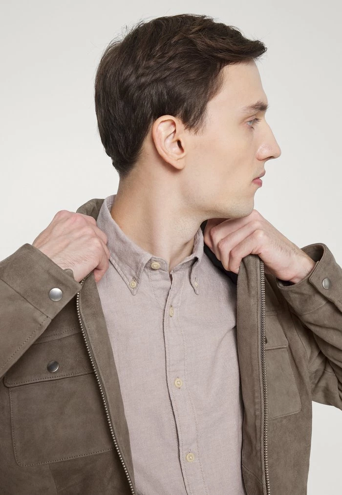 Top 10 💯 Selected Homme SLHICONIC - Veste En Cuir - Morel 🔥 5 Top 10 💯 Selected Homme SLHICONIC - Veste En Cuir - Morel 🔥 – Image 5