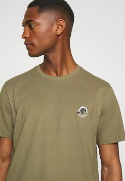 Offres 💯 Selected Homme SLHFATE CAMP O NECK TEE - T-shirt Imprimé - Dusky Green ⭐ -Selected Homme Soldes Boutique 39a84739f9c34d639d5783abb6bda732