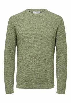 Bon marché 😉 Selected Homme Pullover - Winter Moss 👍 -Selected Homme Soldes Boutique 3a333117d18b456a834791825c9e9f42