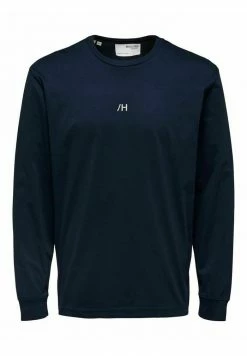 Budget 🛒 Selected Homme T-shirt à Manches Longues - Dark Sapphire 👏 -Selected Homme Soldes Boutique 3dbafc3116aa4308ab006ff040a4d4f8