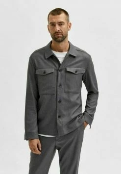 Top 10 🥰 Selected Homme HYBRID - Veste Légère - Grey Melange 💯