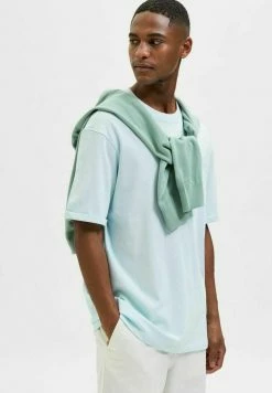 Top 10 🥰 Selected Homme T-shirt Basique - Pastel Blue 💯 8 Top 10 🥰 Selected Homme T-shirt Basique - Pastel Blue 💯 -Selected Homme Soldes Boutique 3e1f70305eac43ce86a522d078e1b1bc
