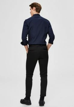 Promo 🎉 Selected Homme SLIM FIT - Chemise - Navy Blazer ⌛ -Selected Homme Soldes Boutique 3f068824986c464289ff4a0e66f873eb