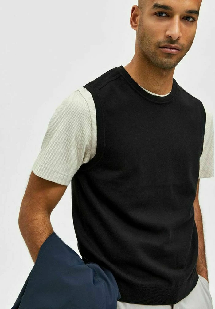 Nouveau 🤩 Selected Homme Débardeur - Black 🛒 3 Nouveau 🤩 Selected Homme Débardeur - Black 🛒 – Image 3