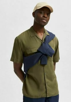 Acheter 😀 Selected Homme SLHRELAXBILL - Chemise - Olive Night 🔥