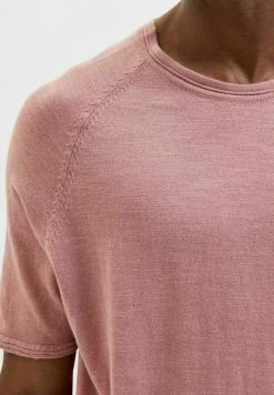 Nouveau ✨ Selected Homme T-shirt Basique - Ash Rose 🤩 -Selected Homme Soldes Boutique 420157ab5b2246c68f99ae39113a9513