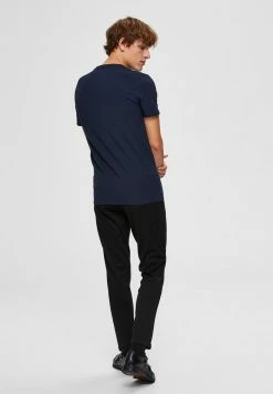 Les meilleures critiques de ✨ Selected Homme T-shirt Basique - Navy Blazer 🌟 -Selected Homme Soldes Boutique 43301115588643ffabf698b6738973ad