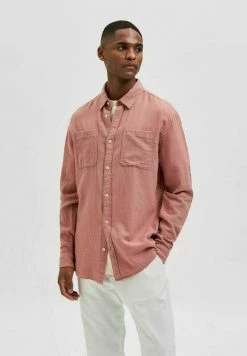 Le moins cher 👏 Selected Homme SLHSLIMNICO - Chemise - Ash Rose 🤩
