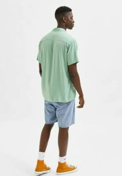 Budget 🥰 Selected Homme EINFARBIGES - Chemise - Granite Green 💯 -Selected Homme Soldes Boutique 4354b6ec3e79402fa141a07111a60e17