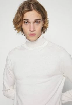 Promo 😀 Selected Homme SLHBERG ROLL NECK - Pullover - Egret Melange 🛒 -Selected Homme Soldes Boutique 43e9c023370d46b0af3cd4be8e16af17