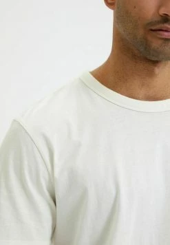 Bon marché 🔥 Selected Homme SLHRELAXLONG DAVID O NECK TEE CAMP - T-shirt Basique - Cloud Dancer 😀 -Selected Homme Soldes Boutique 45da152bb7f94795889bf10bacf84a0a