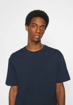 Remise 😉 Selected Homme SLHLOOSEGILMAN O NECK TEE - T-shirt Basique - Navy Blazer 🔔 -Selected Homme Soldes Boutique 4844f9b5b57a4339ba2b9eb19d22873e