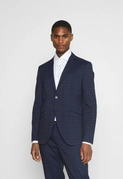 Budget ⌛ Selected Homme SLHSLIM KYLELOGAN SET - Costume - Navy Blue/light Blue 🧨 -Selected Homme Soldes Boutique 48d1a7524047422383836c2e43c326e5