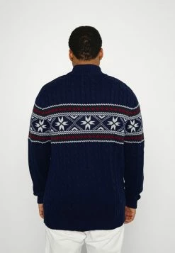 Offres 😀 Selected Homme SLHFLAKE CABLE HIGH NECK - Pullover - Sky Captain 🎉 -Selected Homme Soldes Boutique 49942d113bbd4b419f31d5c3a4a7b732