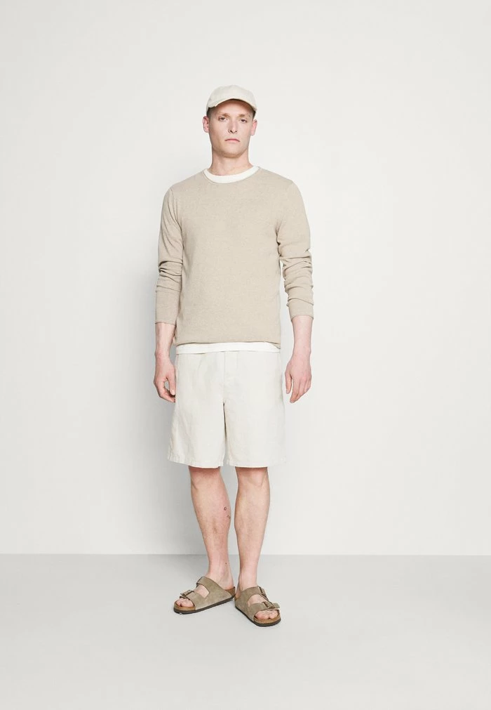 Le moins cher 😀 Selected Homme SLHGREG CREW NECK - Pullover - Kelp/melange 🔥 2 Le moins cher 😀 Selected Homme SLHGREG CREW NECK - Pullover - Kelp/melange 🔥 – Image 2