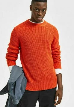 Nouveau 🤩 Selected Homme Pullover - Pureed Pumpkin 🛒 -Selected Homme Soldes Boutique 4b78f2f7c2b14d4ebc494e3651b8a5f9