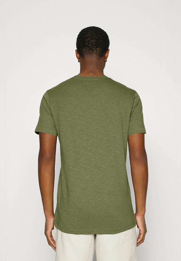 Bon marché ✔️ Selected Homme ROCKFORD TEE - T-shirt Basique - Olivine 🔔 3 Bon marché ✔️ Selected Homme ROCKFORD TEE - T-shirt Basique - Olivine 🔔 – Image 3