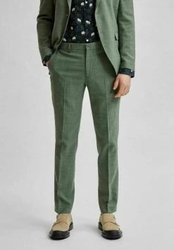 Tout neuf ⭐ Selected Homme Pantalon Classique - Dark Green 🌟