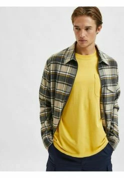 Remise 🌟 Selected Homme T-shirt Basique - Misted Yellow 🤩 -Selected Homme Soldes Boutique 4c4b0892489c4591be1082328b815eb5