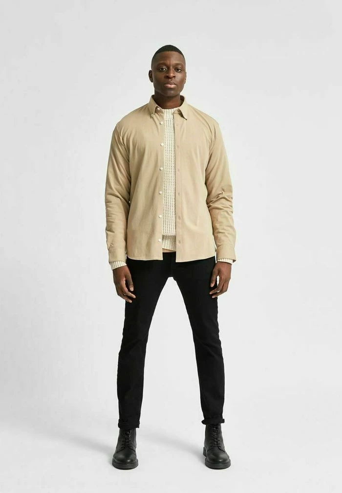 Tout neuf 🧨 Selected Homme SLHSLIMOLIVER - Chemise - Crockery ✔️ 2 Tout neuf 🧨 Selected Homme SLHSLIMOLIVER - Chemise - Crockery ✔️ – Image 2