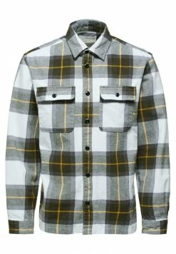 Acheter 🔥 Selected Homme Chemise - Grey/white 🛒 -Selected Homme Soldes Boutique 4faddc69f13a40b1b80995442edea8bf