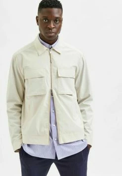 Vente flash ⌛ Selected Homme Veste Légère - Oatmeal ✨